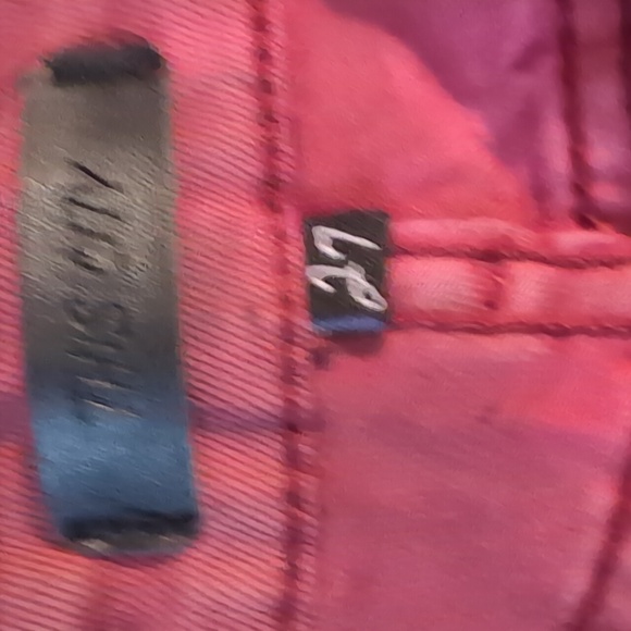 This City Brand Red/Black Tie Dye Shorts - Picture 3 of 3